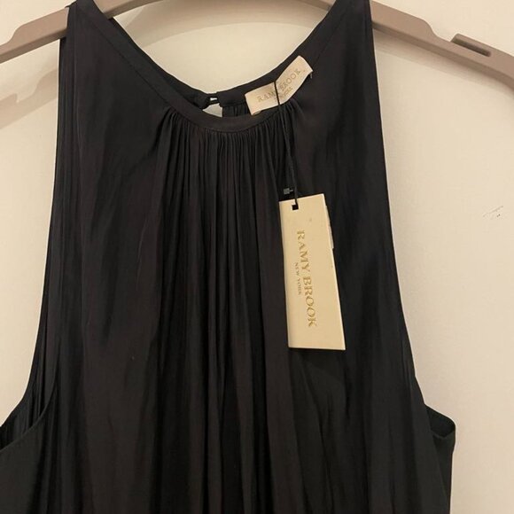 Ramy Brook Audrey Sleeveless Halter Drop Waist Midi size 8 preloved - Picture 11 of 14